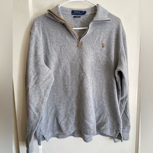 Gray Polo Pullover Men’s Medium